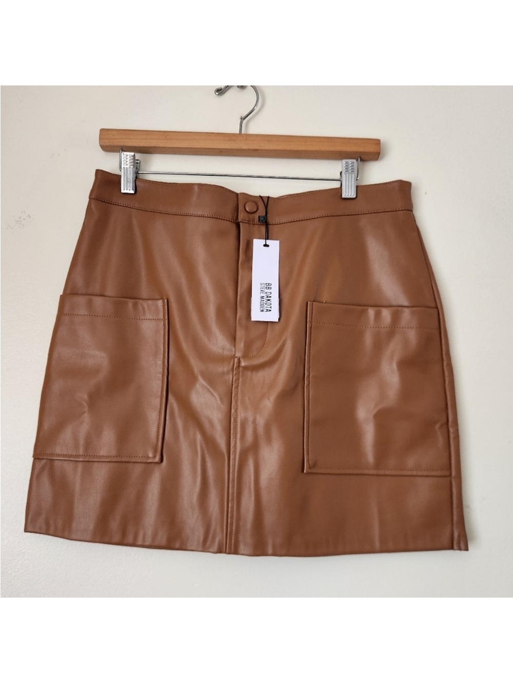 BB Dakota Brown Faux Leather